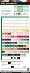 Mountboard colour chart